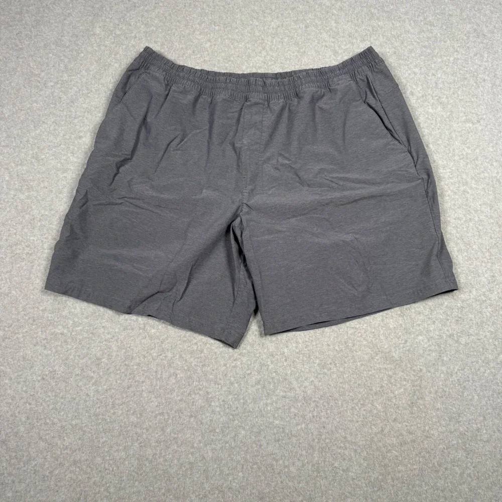 Hill City Mens Gray Athletic Performance Training Shorts Size XL Heathered
